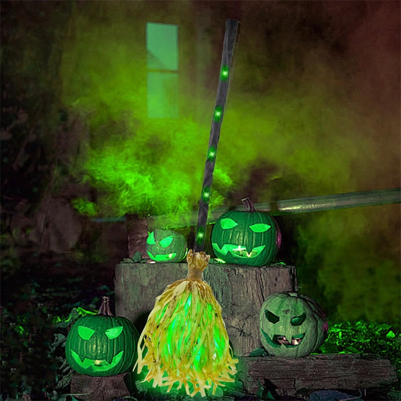 🧹👻 49% OFF! Floating Witch's Broom – Dancing Haunted Halloween Decor 🎃 | Buy 2 & Get FREE Shipping 📦