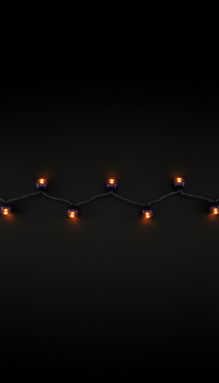 Shadow Amethyst LED String Lights