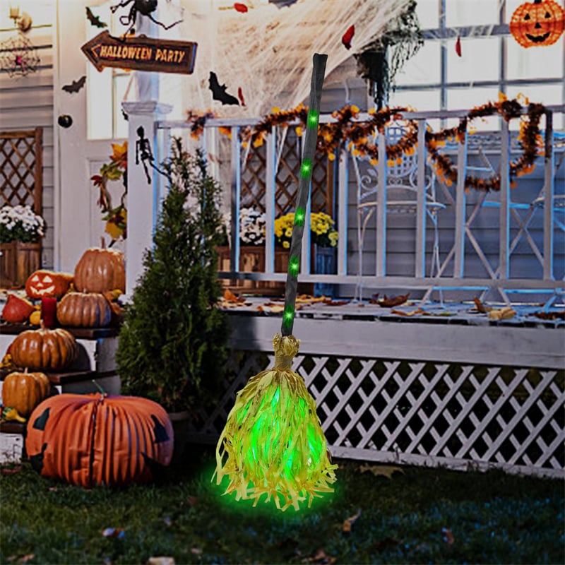🧹👻 49% OFF! Floating Witch's Broom – Dancing Haunted Halloween Decor 🎃 | Buy 2 & Get FREE Shipping 📦