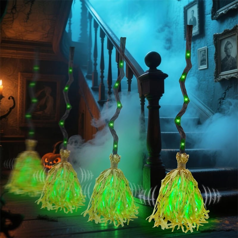 🧹👻 49% OFF! Floating Witch's Broom – Dancing Haunted Halloween Decor 🎃 | Buy 2 & Get FREE Shipping 📦